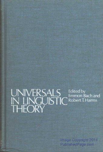 Book Universals in Linguistic Theory free