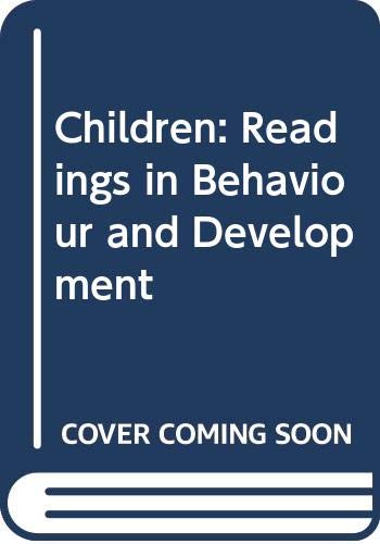 Book Children: Readings In Behaviour And Development free