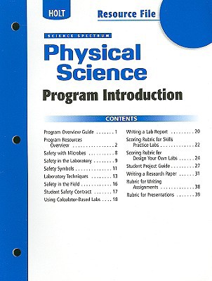 Book Physical Science: Program Introduction (resource File) free