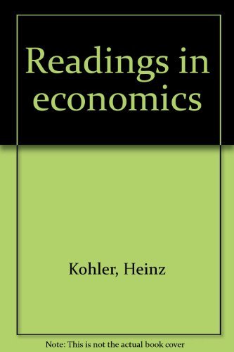 Book Readings In Economics free
