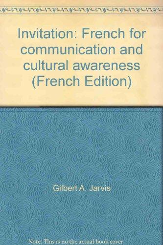 Book Invitation: French For Communication And Cultural Awareness (french Edition) free