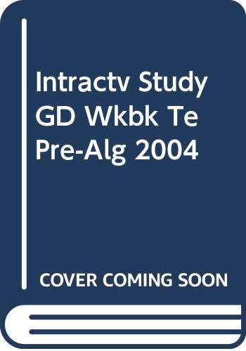 Book Holt Pre-algebra: Interactive Study Guide Workbook With Answer Key, Teacher's Edition free