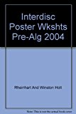 Book Interdisc Poster Wkshts Pre-Alg 2004 (Holt Pre-Algebra) free