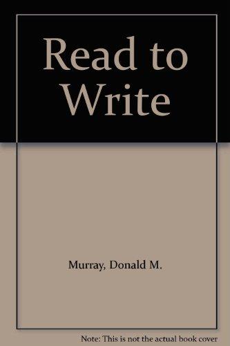 Book Read to write: A writing process reader free
