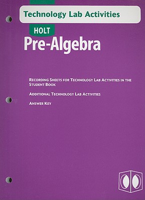 Book Holt Pre-Algebra: Technology Lab Activities with Answer Key free
