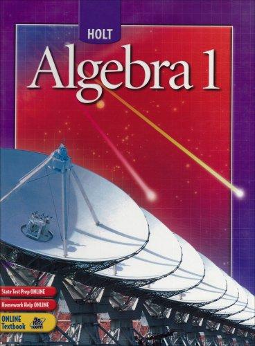 Book Holt Algebra 1: Student Edition (C) 2004 2004 free