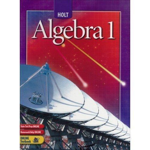 Book Holt Algebra 1 Florida Teacher's Edition free