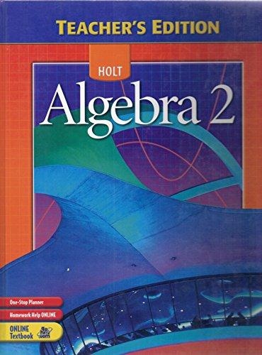 Book Algebra 2, Teacher's Edition free