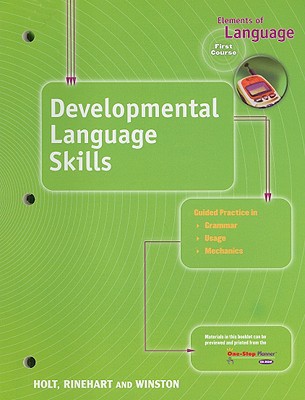 Book Elements of Language: Developmental Language Skills First Course free