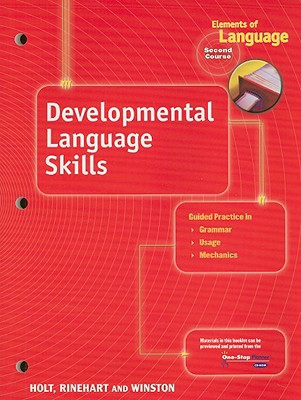 Book Elements of Language: Developmental Language Skills Book Second Course free