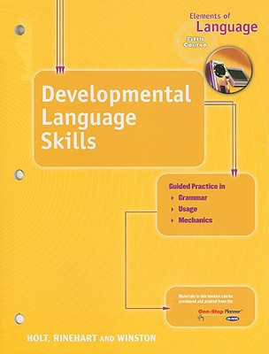 Book Elements of Language: Developmental Language Skills Book Fifth Course free