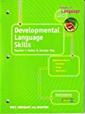Book Elements of Language: Developmental Language Skills Teacher’s Notes and Answer Key First Course free