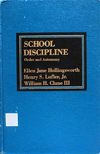 Book School Discipline: Order And Autonomy free
