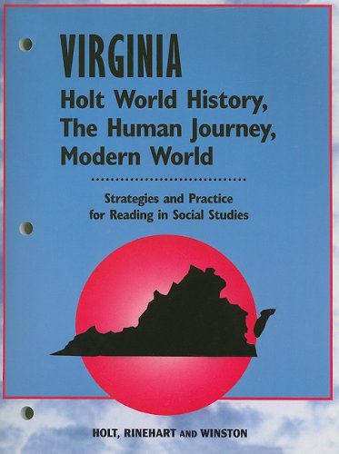 Book Human Journey Strategies and Practice Reading Modern World History Grade 9: Holt Human Journey Virginia (Wh: Hmn Jrny 2003 Modern) free