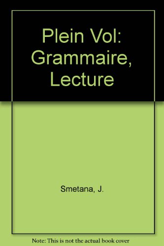 Book Plein Vol Grammaire, Lecture (English and French Edition) free