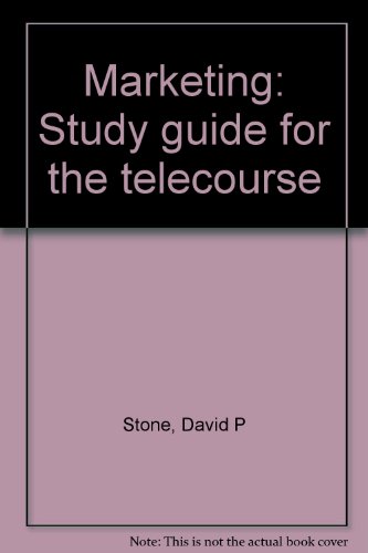Book Marketing: Study Guide For The Telecourse free