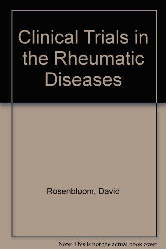 Book Clinical Trials In The Rheumatic Diseases free