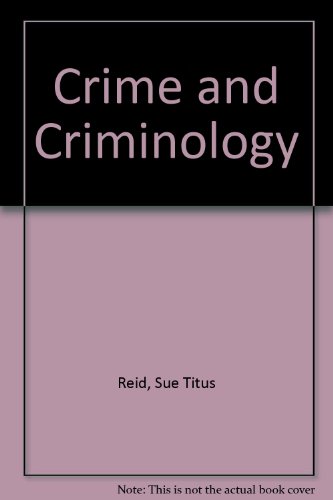 Book Crime and criminology free