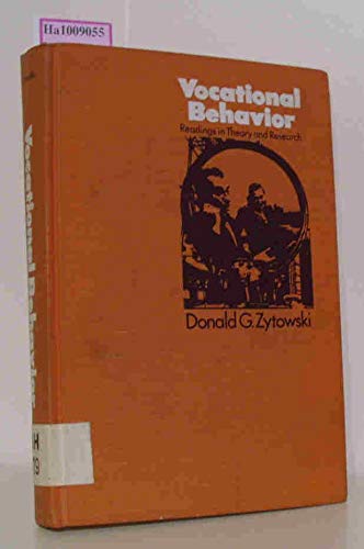 Book Vocational Behaviour: Readings in Theory and Research free