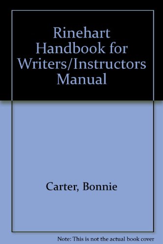 Book Rinehart Handbook For Writers/instructors Manual free