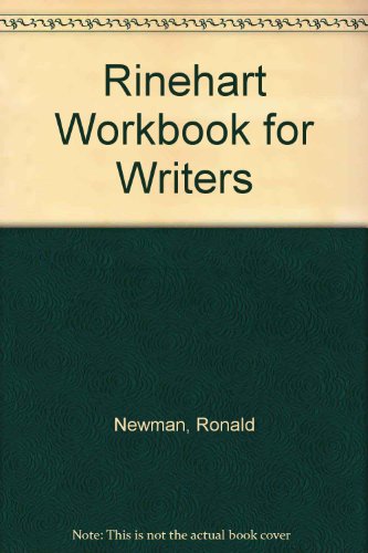Book Rinehart Workbook for Writers free