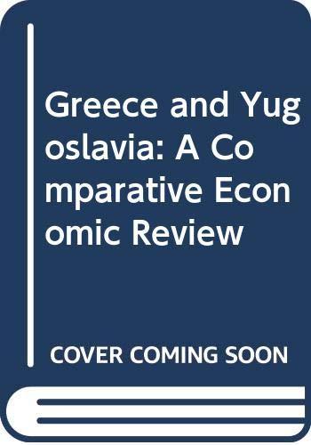 Book Greece And Yugoslavia An Economic Comparison free