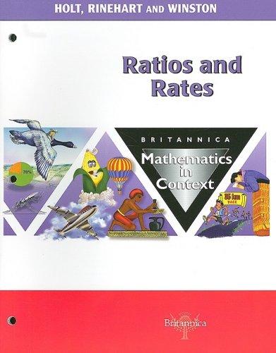 Book Britannica Mathematics In Context: Ratios And Rates, Grade 6 free