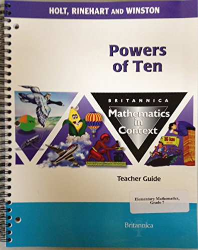 Book Tg Powers Of Ten Math/context 2003 G 7 free
