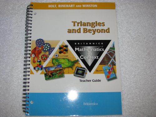 Book Tg Triangles/beynd Math/context 2003 G 7 free