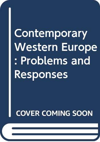 Book Contemporary Western Europe: Problems And Responses free