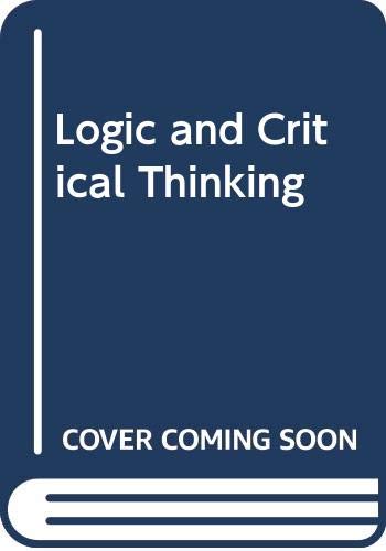 Book Logic And Critical Thinking free