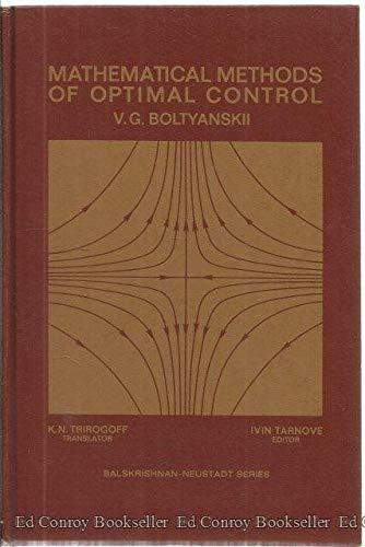 Book Mathematical methods of optimal control (Balskrishnan-Neustadt series) free