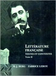Book Litterature Francaise: Textes Et Contextes Tome II (Literature Francaise) free