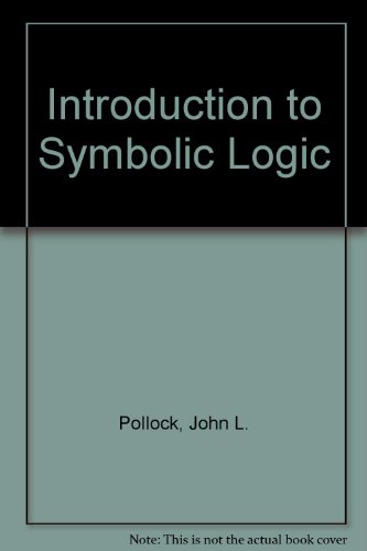Book Introduction To Symbolic Logic free