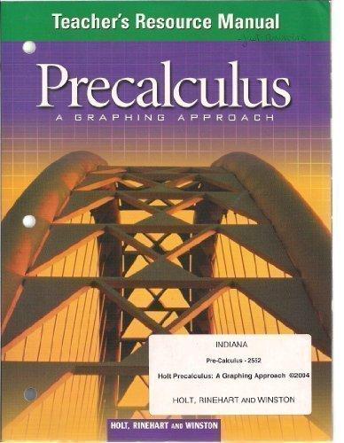 Book Precalculus: A Graphing Approach free