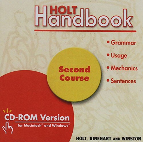 Book Holt Handbook: CD-ROM Verison Grade 8 free
