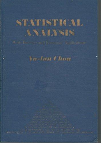 Book Statistical analysis,: With business and economic applications (Quantitative methods series) free