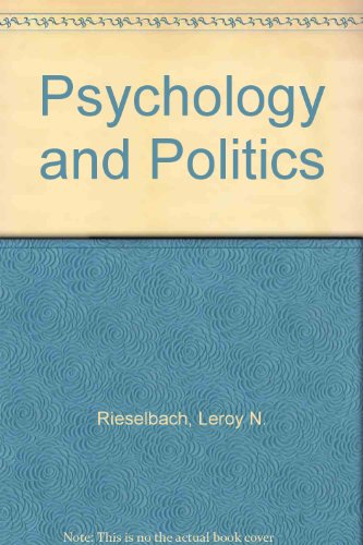 Book Psychology and politics: An introductory reader free