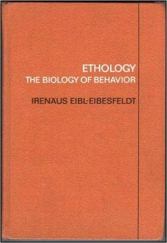 Book Ethology, the biology of behavior free