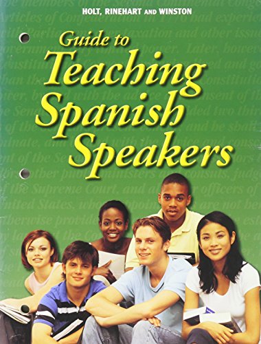 Book Guide To Teaching Spanish Speakers free