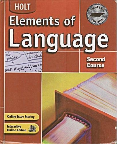 Book Holt Elements of Language Tennessee: Student Edition Grade 8 2004 free