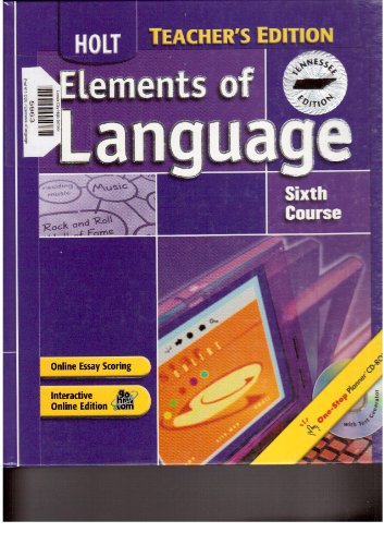 Book Tn Ate Elements Of Language 2004 G 12 free