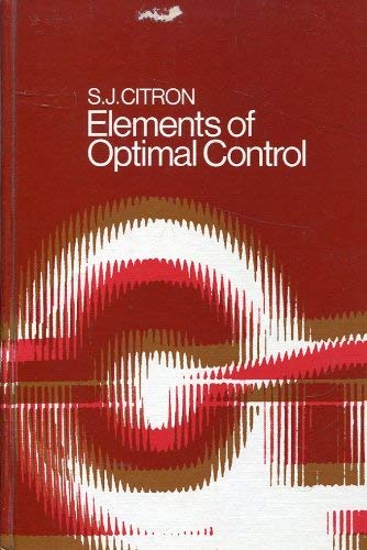 Book Elements of optimal control free