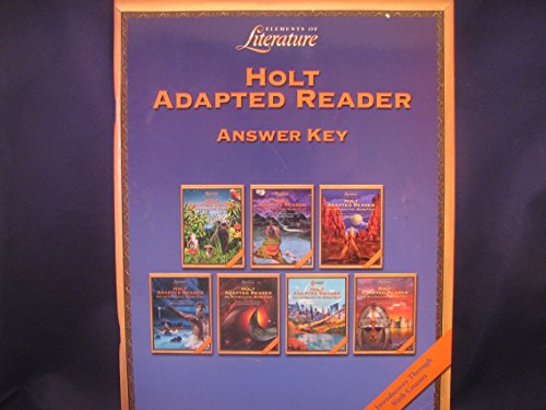 Book Elements of Literature : Holt Adapted Reader Answer Key free