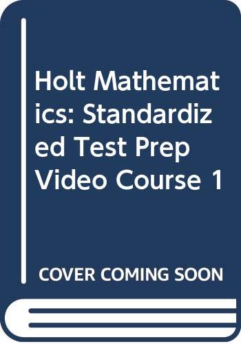 Book Holt Mathematics: Standardized Test Prep Video Course 1 free
