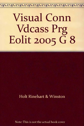 Book Visual Conn Vdcass Prg Eolit 2005 G 8 free