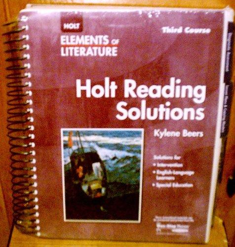 Book Elements of Literature: Reading Solutions Third Course free
