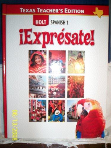 Book Expresate Holt Spanish 1 (texas Teacher's Edition) (english And Spanish Edition) free