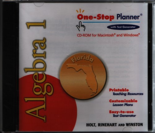 Book FL One-Stop Plan CD-R Alg 1 2004 free