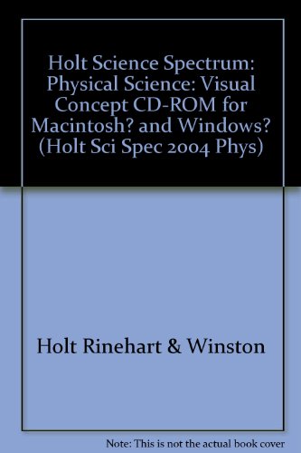 Book Physical Science: Visual Concepts (holt Science Spectrum) free